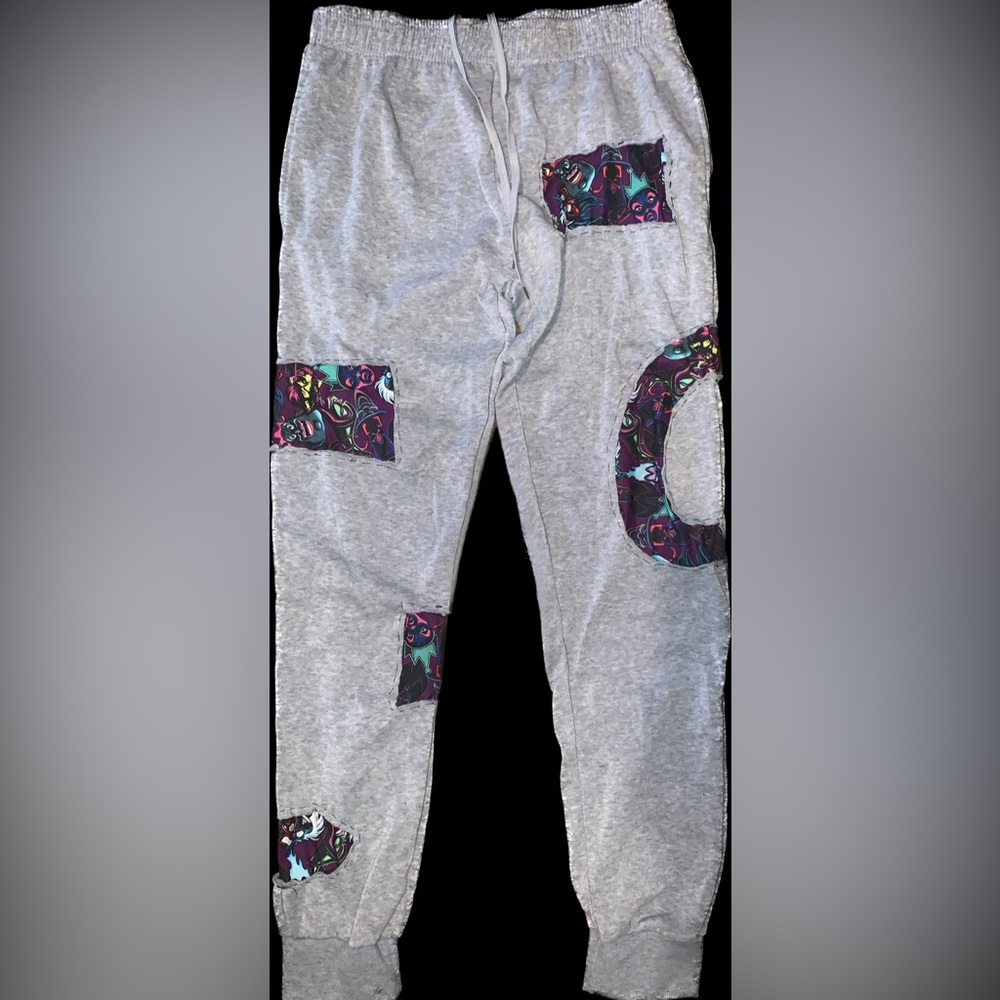 “Villain” Hand Stitched Sweatpants